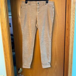 New York & Company Beige Corduroy Pants